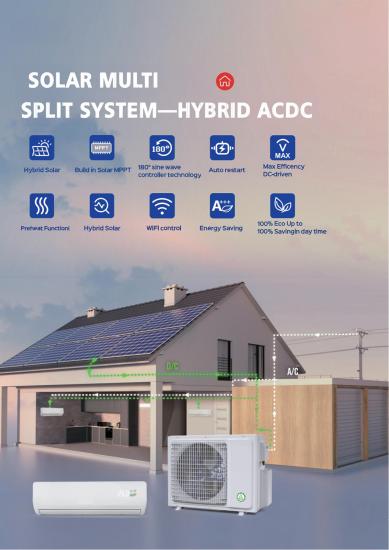 solar AC/DC hybrid air conditioner